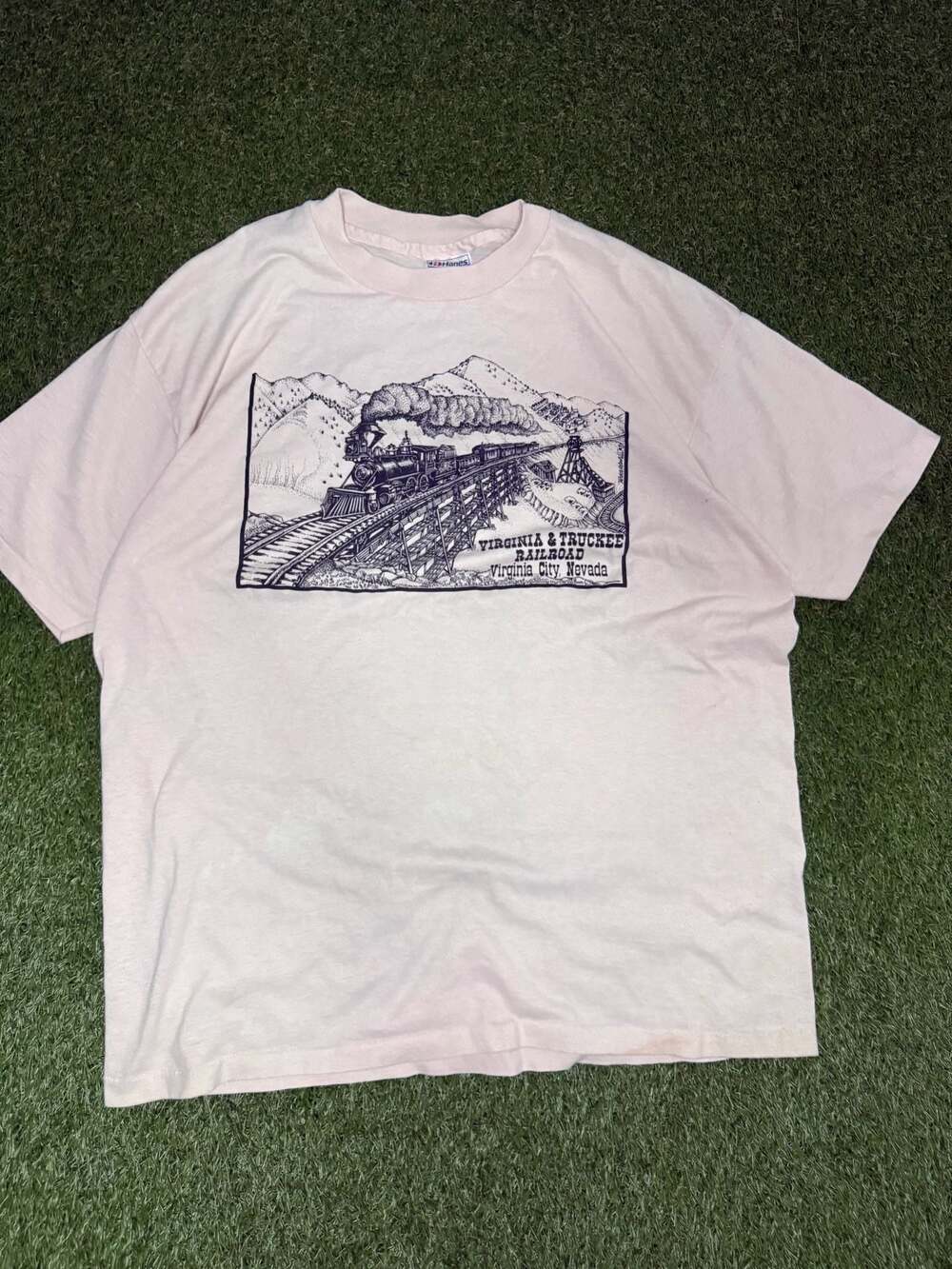 Vintage 90s Virginia & Truckee Railroad Virginia City Nevada Tee